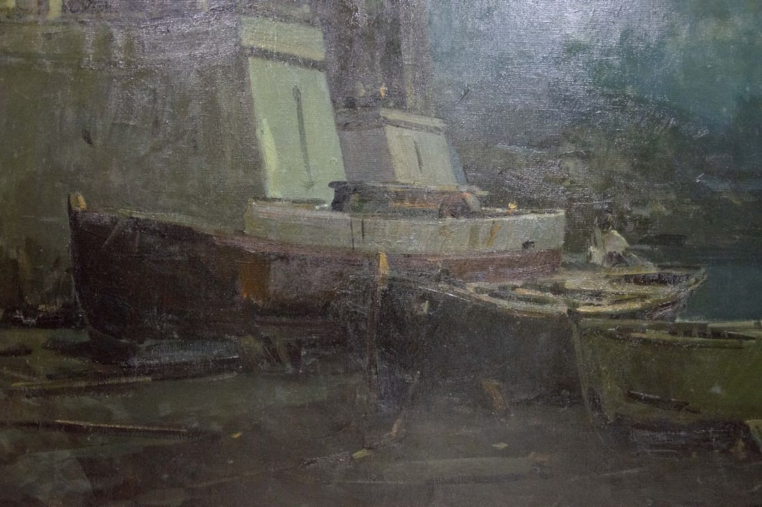 Oil painting Night landscape Zakharov Fedor Zakharovich - 3