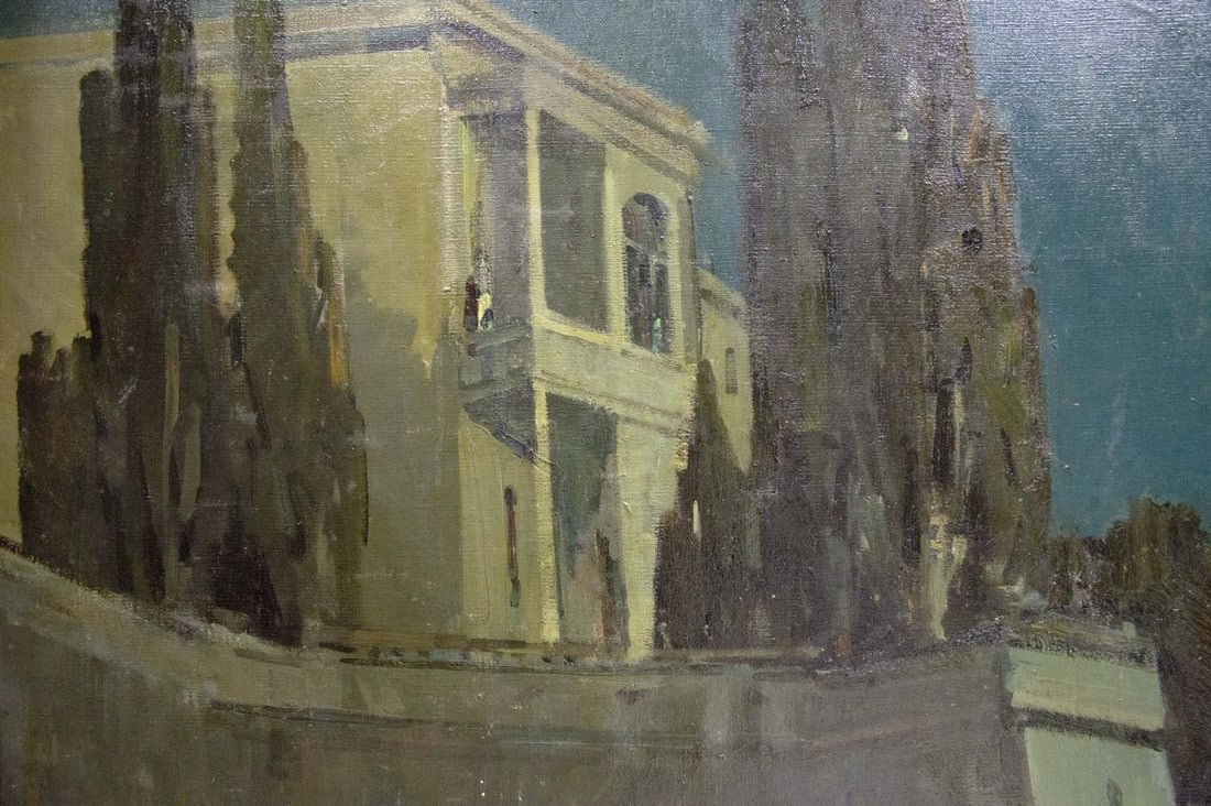 Oil painting Night landscape Zakharov Fedor Zakharovich - 5