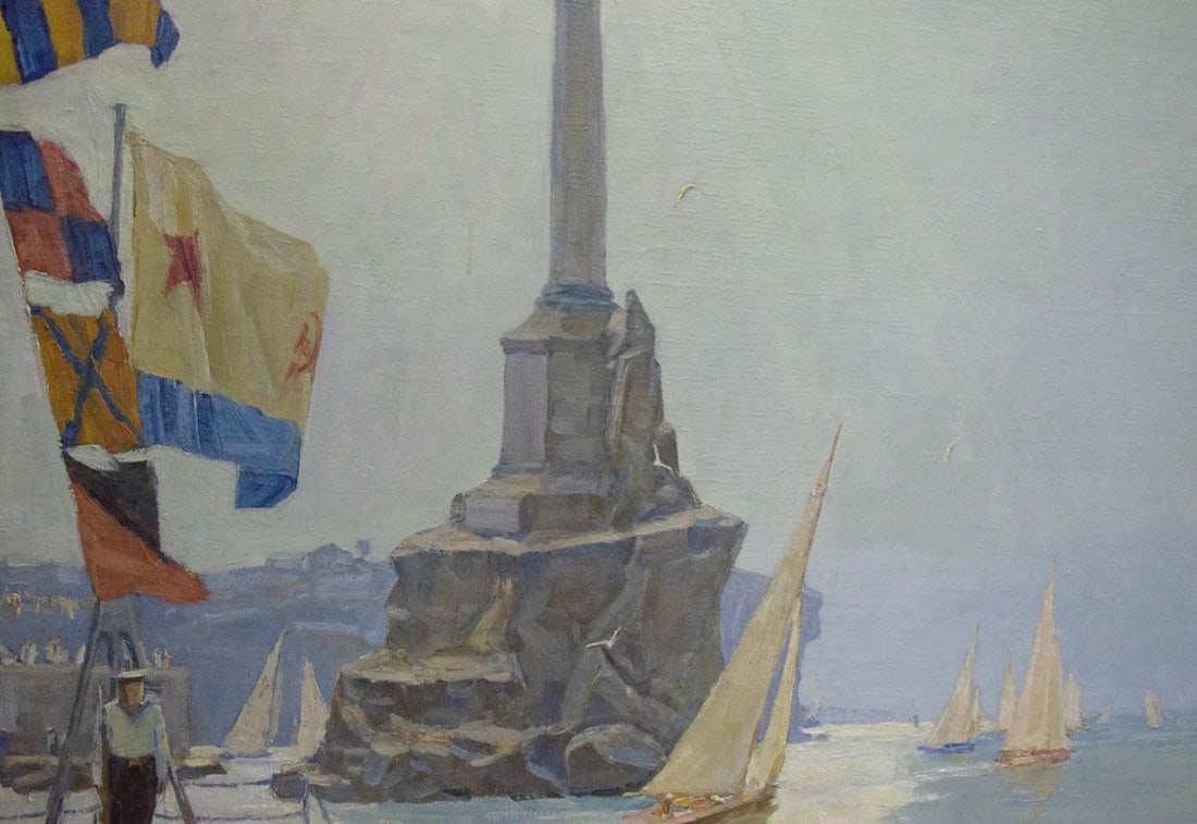 Oil painting Near the shore Vladimir Kozyuk - 2