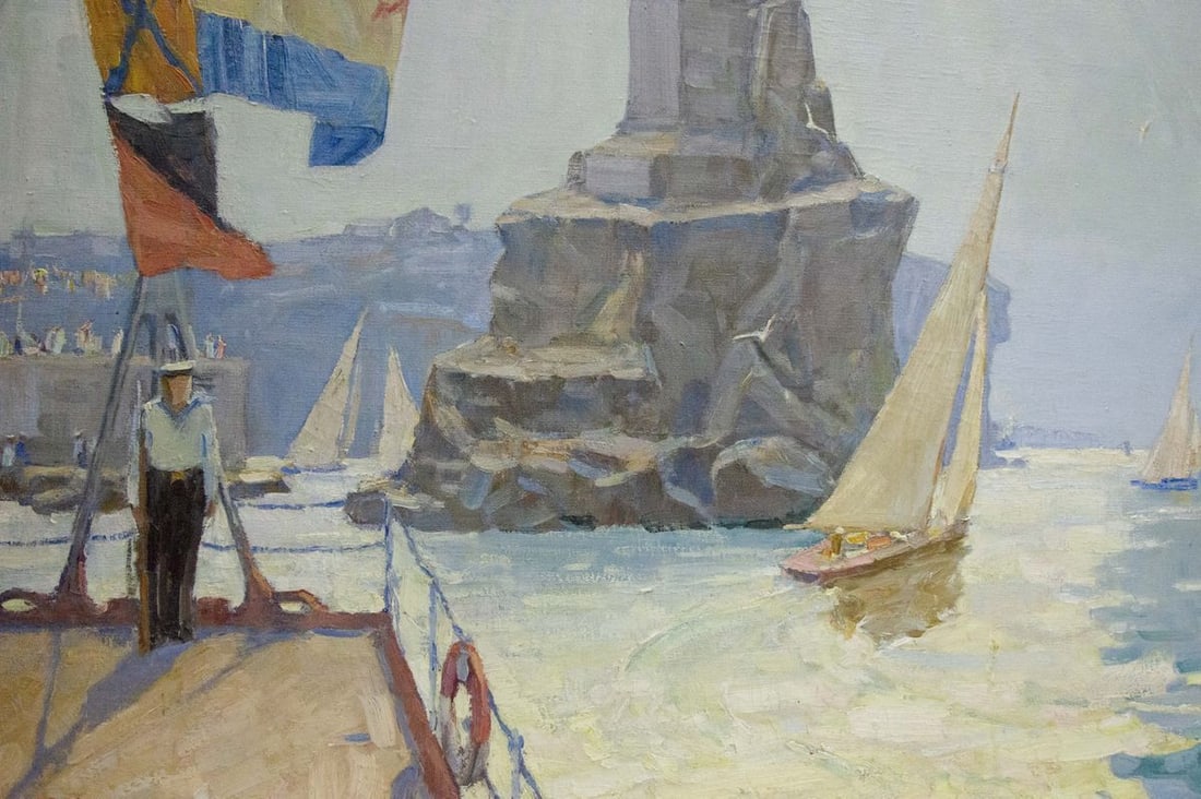 Oil painting Near the shore Vladimir Kozyuk - 3