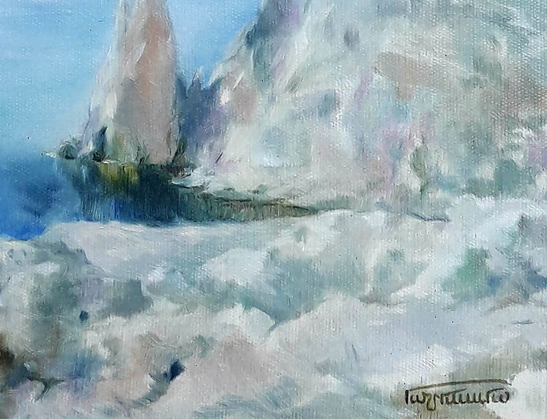 Oil painting Nautical motive Korkishko Vasily - 6