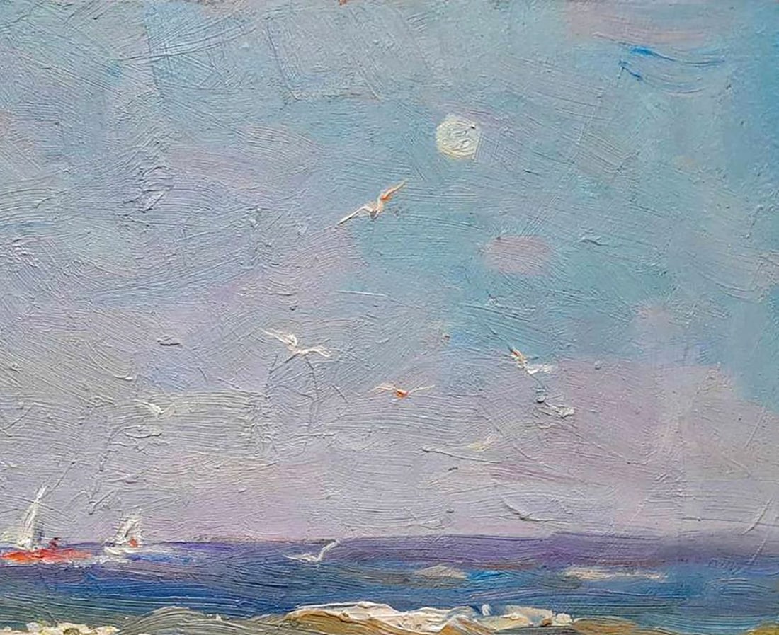 Oil painting Coast of Odessa Kovalenko Ivan Mikhailovich - 3
