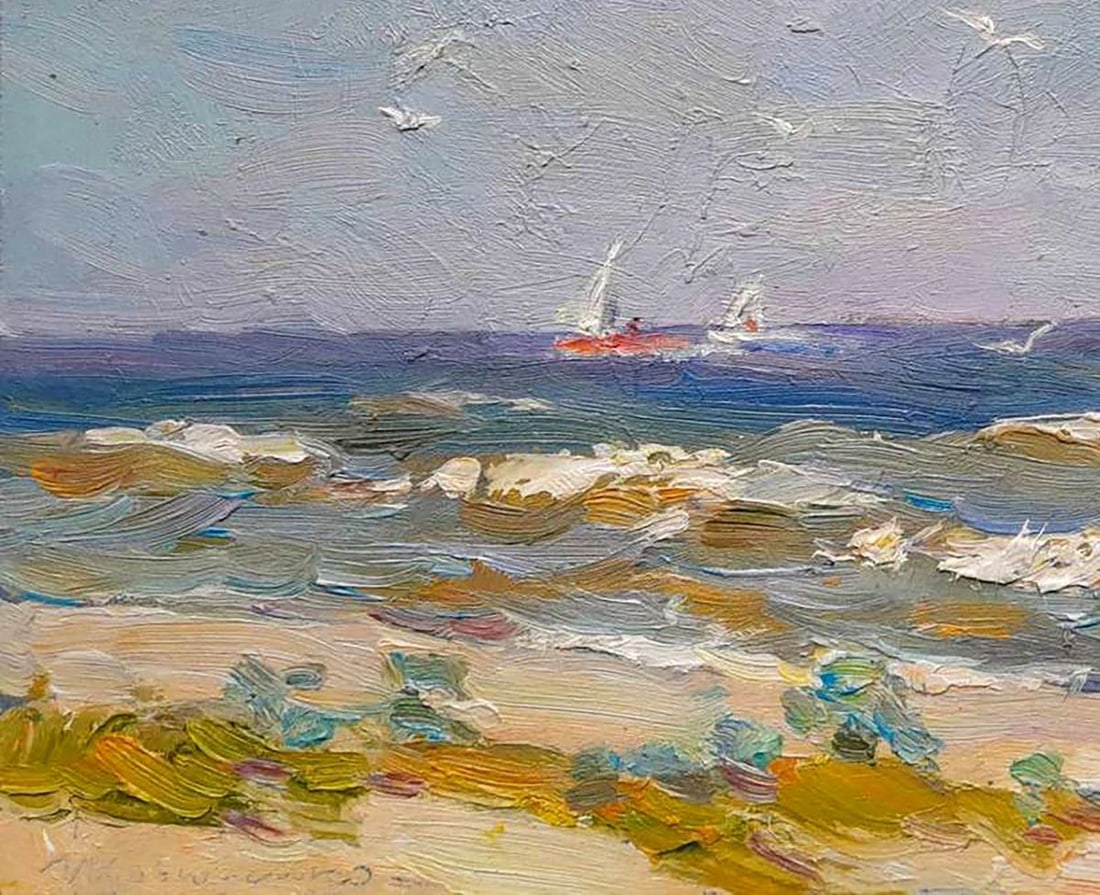 Oil painting Coast of Odessa Kovalenko Ivan Mikhailovich - 4