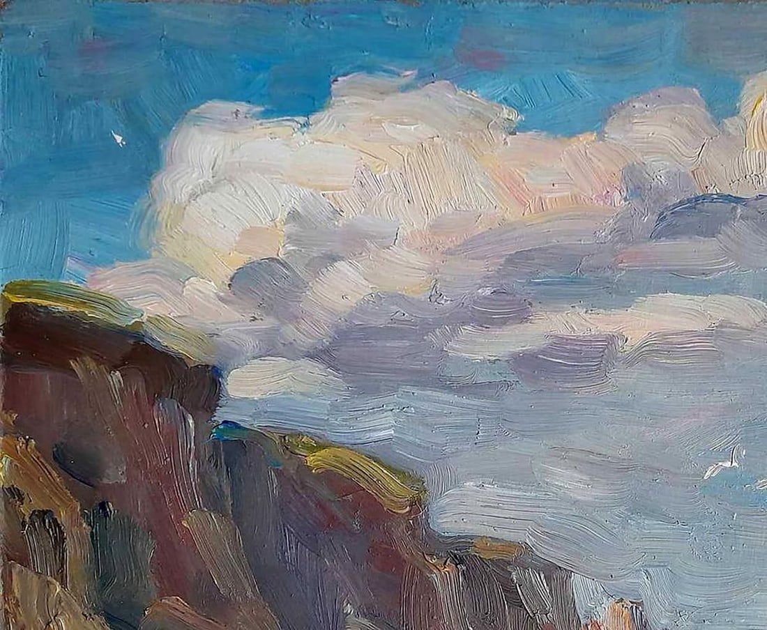 Oil painting Rocky coast Kovalenko Ivan Mikhailovich - 2