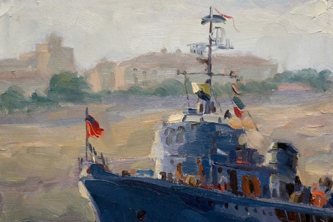 Oil painting Departure Kolomoitsev Petr Mikhailovich - 3