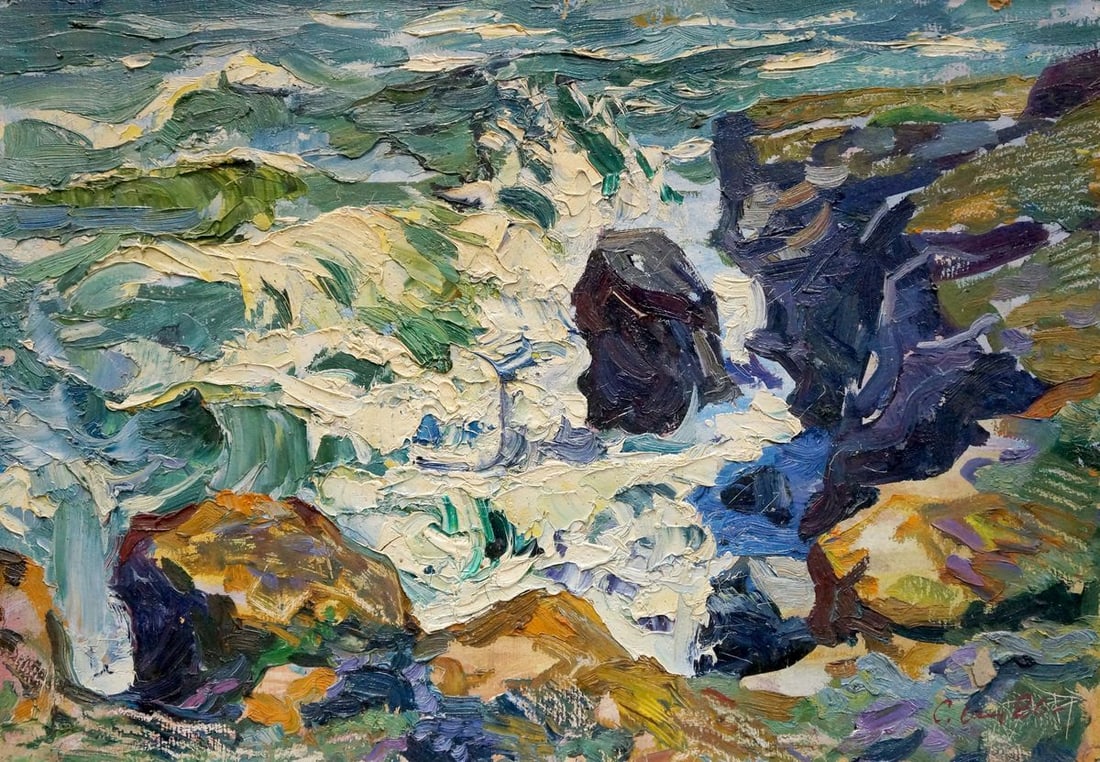 Oil painting Sea breeze Shapovalov Sergey Gavrilovich (1 of 8)