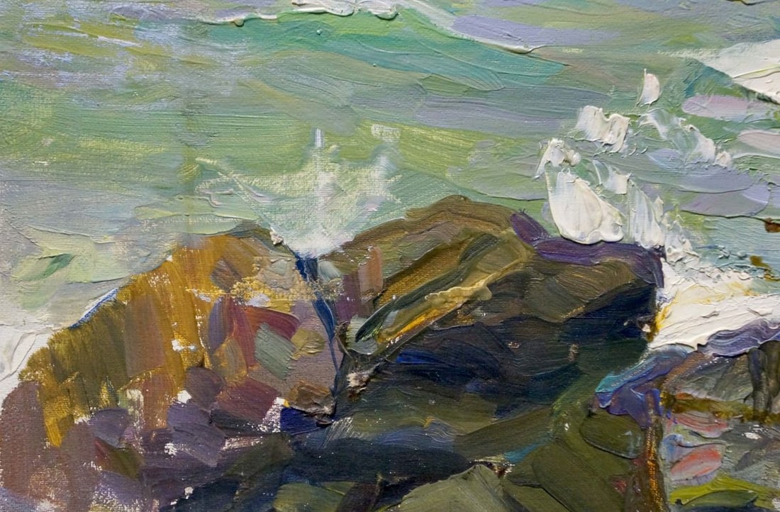 Oil painting Seascape Kolomoitsev Petr Mikhailovich - 2