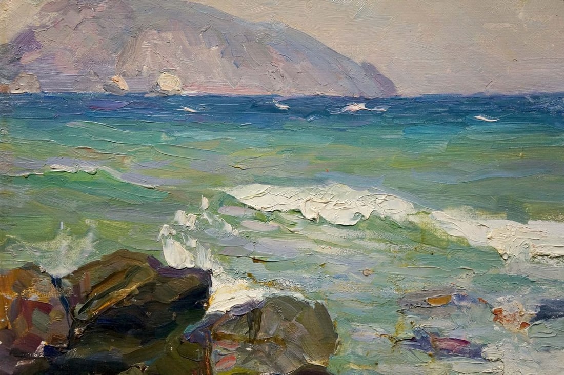 Oil painting Seascape Kolomoitsev Petr Mikhailovich - 6