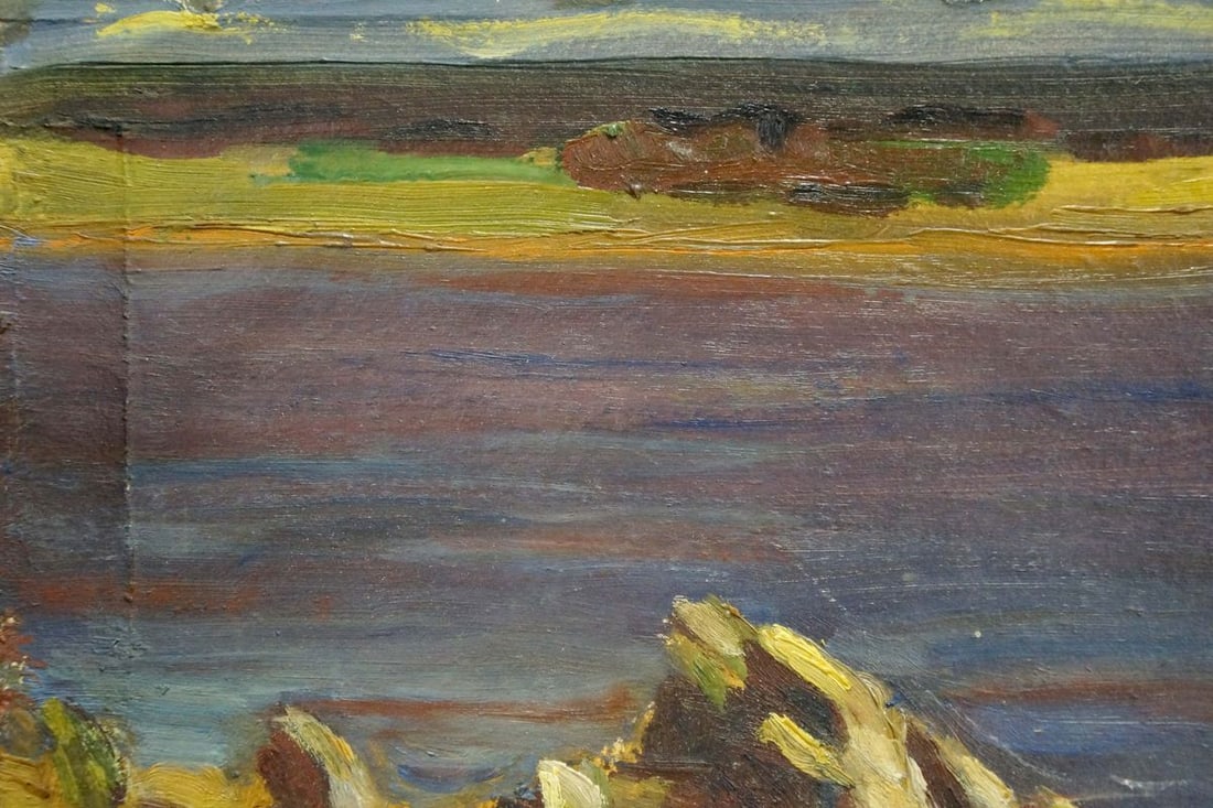 Oil painting Shore landscape - 3