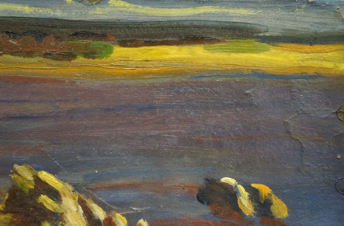 Oil painting Shore landscape - 4