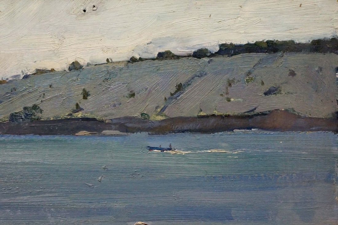 Oil painting Girl on the shore Petrov Georgy Petrovich - 4