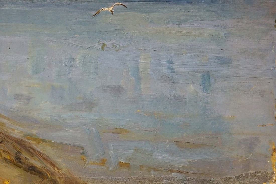 Oil painting Girl on the shore Petrov Georgy Petrovich - 5