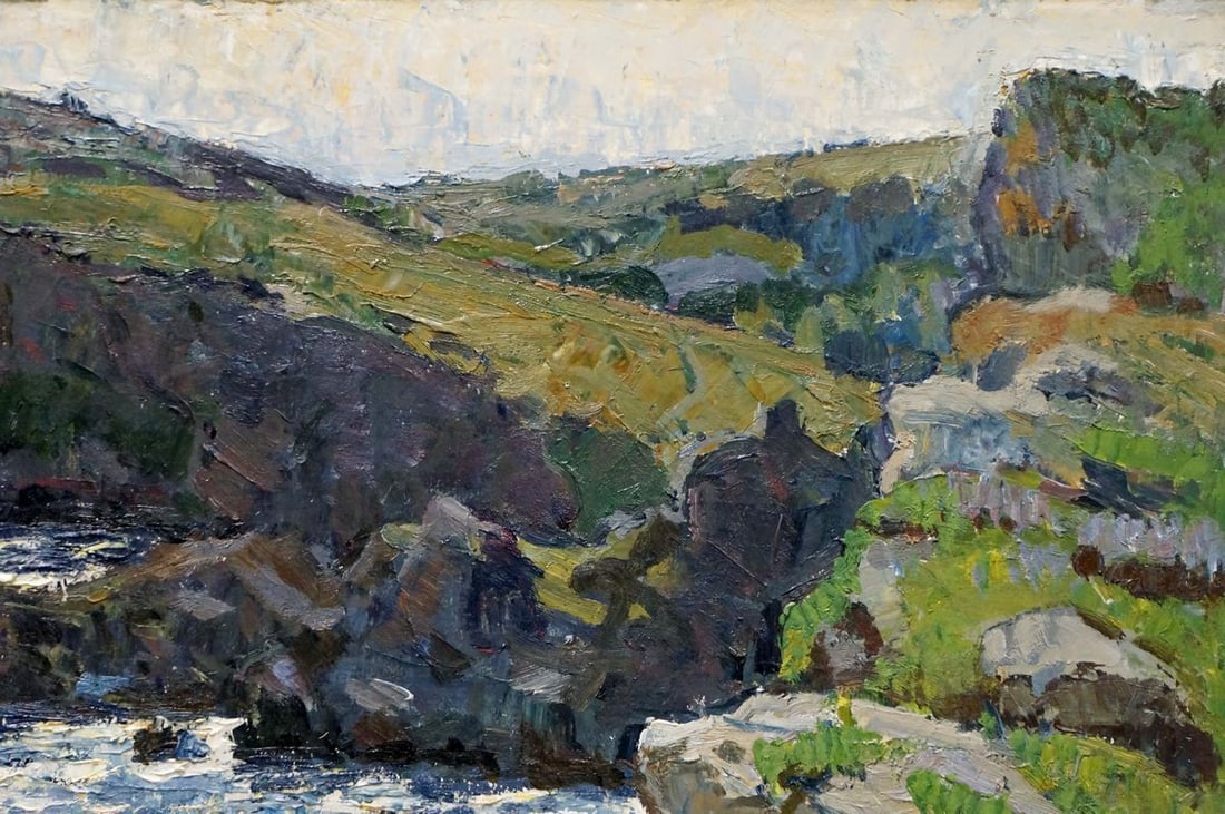 Oil painting People by the shore Konovalov Yuri Alexandrovich - 4