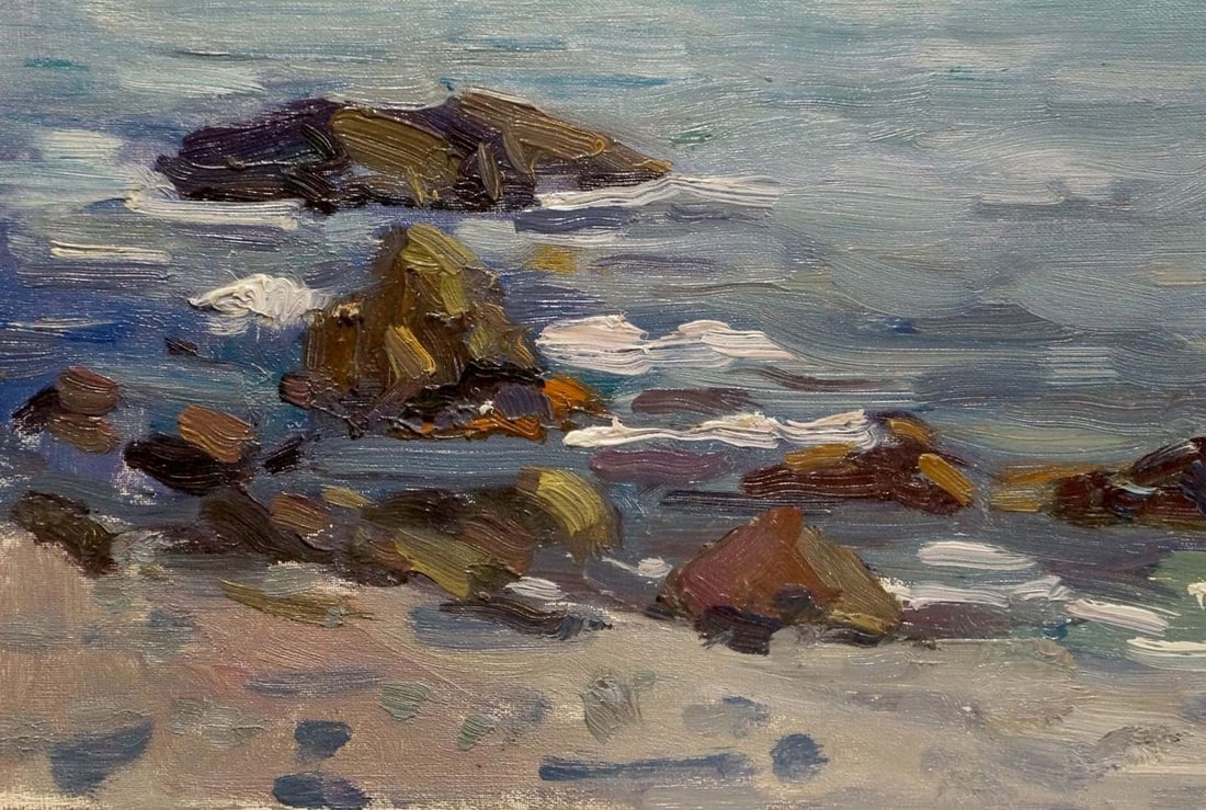 Oil painting Rock in the sea Konovalov Yuri Alexandrovich - 2