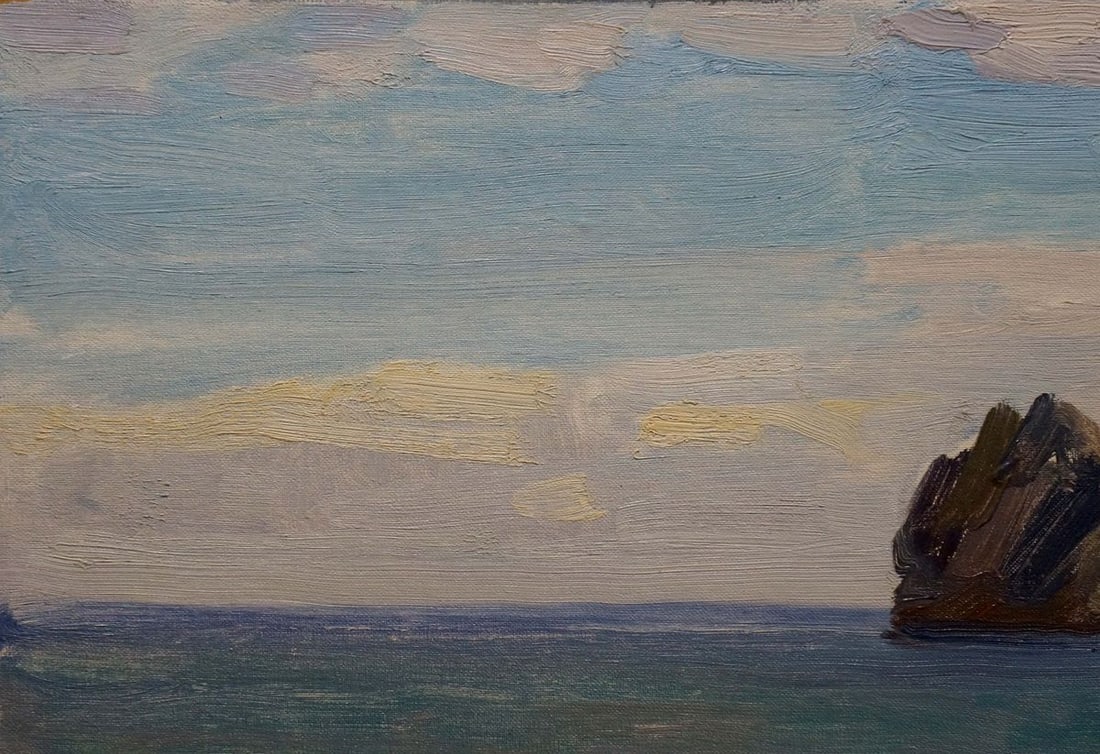 Oil painting Rock in the sea Konovalov Yuri Alexandrovich - 3