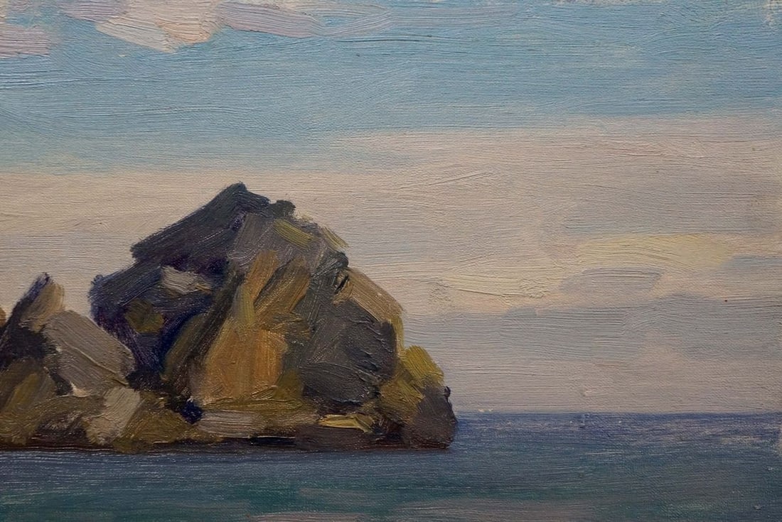 Oil painting Rock in the sea Konovalov Yuri Alexandrovich - 4