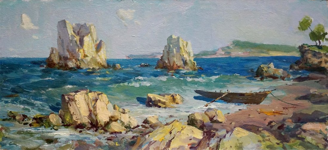 Oil painting By the sea Levichev H.V. (1 of 8)