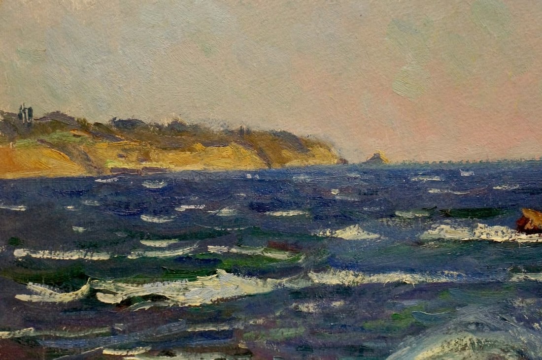 Oil painting Sea shore Gomolsky G.S. - 3