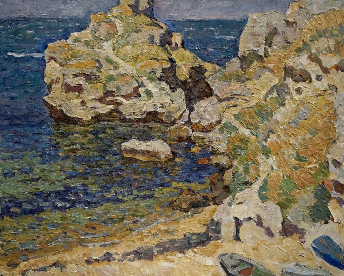 Oil painting Rocks Konovalov Yuri Alexandrovich (1 of 8)