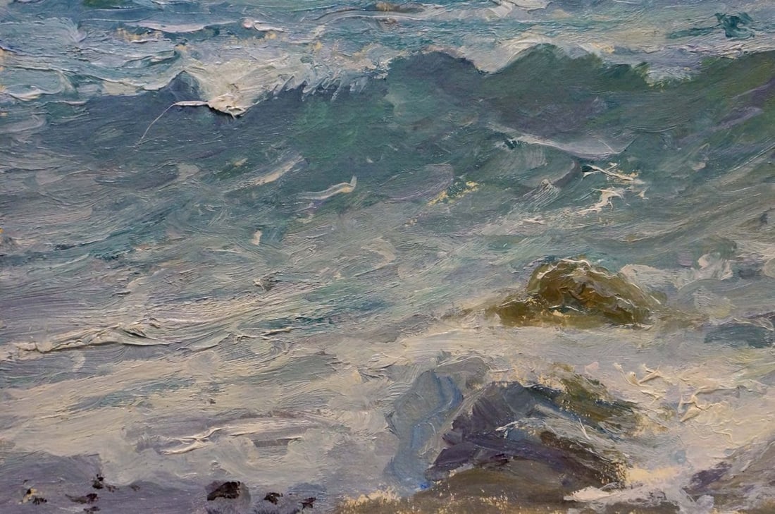 Oil painting Seascape Strelov Arkady Efimovich - 2