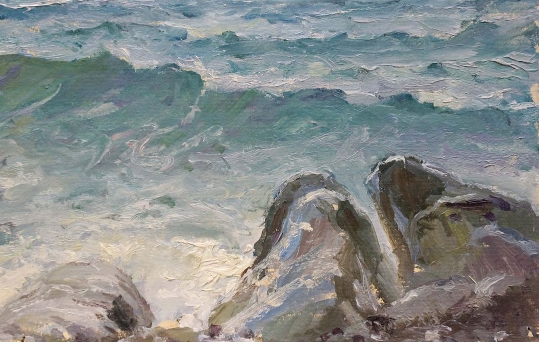 Oil painting Seascape Strelov Arkady Efimovich - 5