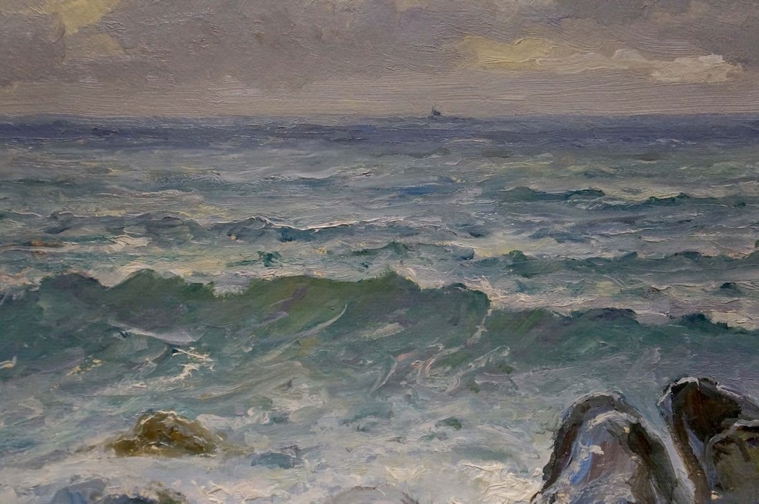 Oil painting Seascape Strelov Arkady Efimovich - 6