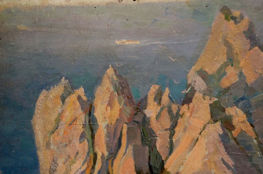 Oil painting Rocky shore Mamchich Stepan Gavriilovich - 3