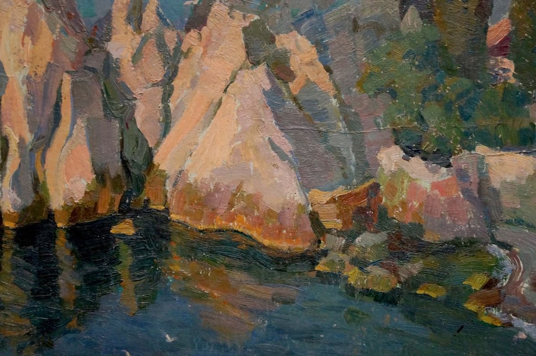 Oil painting Rocky shore Mamchich Stepan Gavriilovich - 6