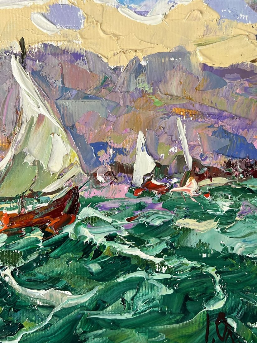 Oil painting Breeze in the sea Oleksiy Ivanyuk - 10