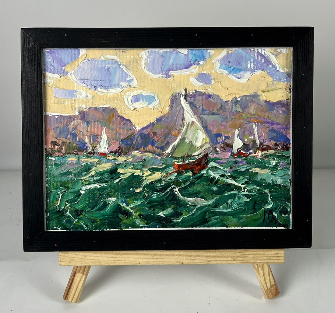 Oil painting Breeze in the sea Oleksiy Ivanyuk (1 of 11)