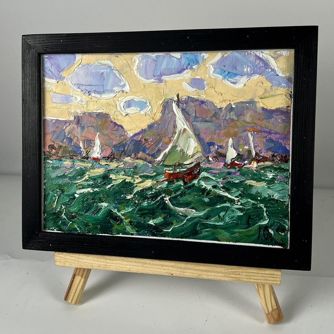 Oil painting Breeze in the sea Oleksiy Ivanyuk - 2