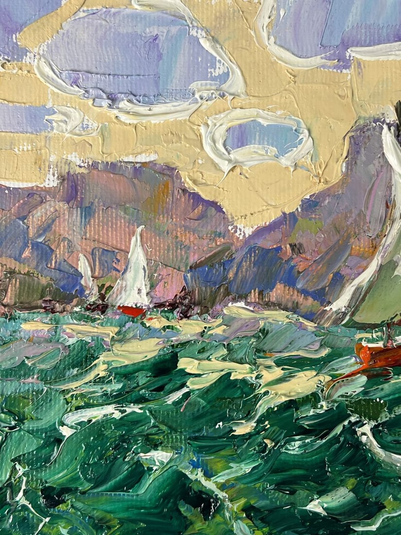 Oil painting Breeze in the sea Oleksiy Ivanyuk - 5