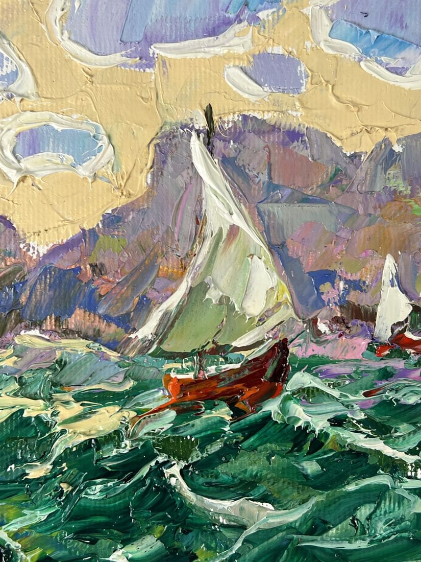 Oil painting Breeze in the sea Oleksiy Ivanyuk - 7