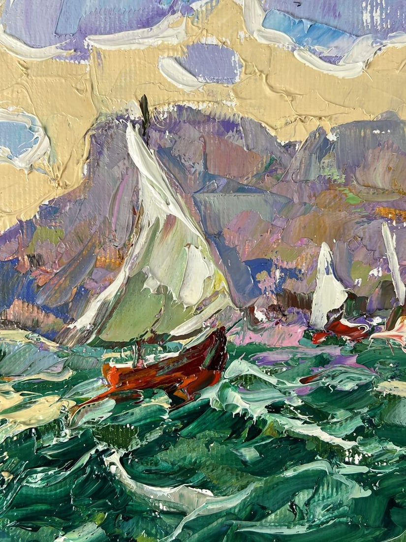 Oil painting Breeze in the sea Oleksiy Ivanyuk - 8