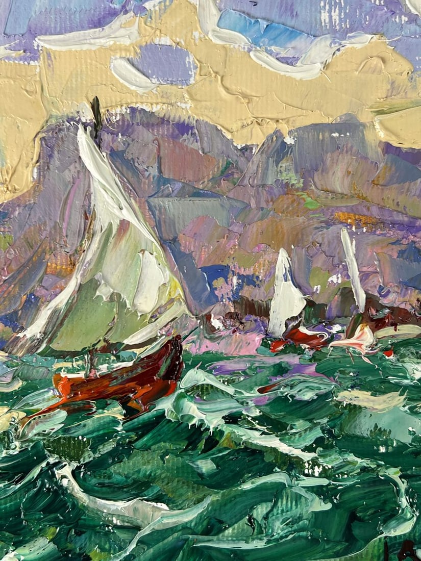 Oil painting Breeze in the sea Oleksiy Ivanyuk - 9