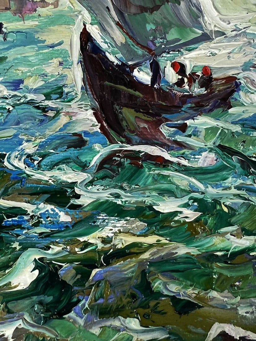 Oil painting Under Sail at Sea Oleksiy Ivanyuk - 6