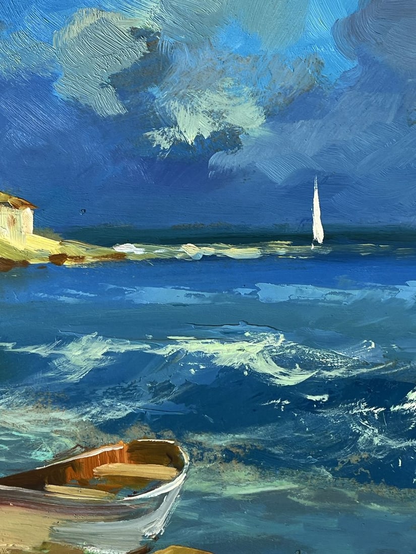 Oil painting Morning seashore Yuriy Suprunchuk - 7