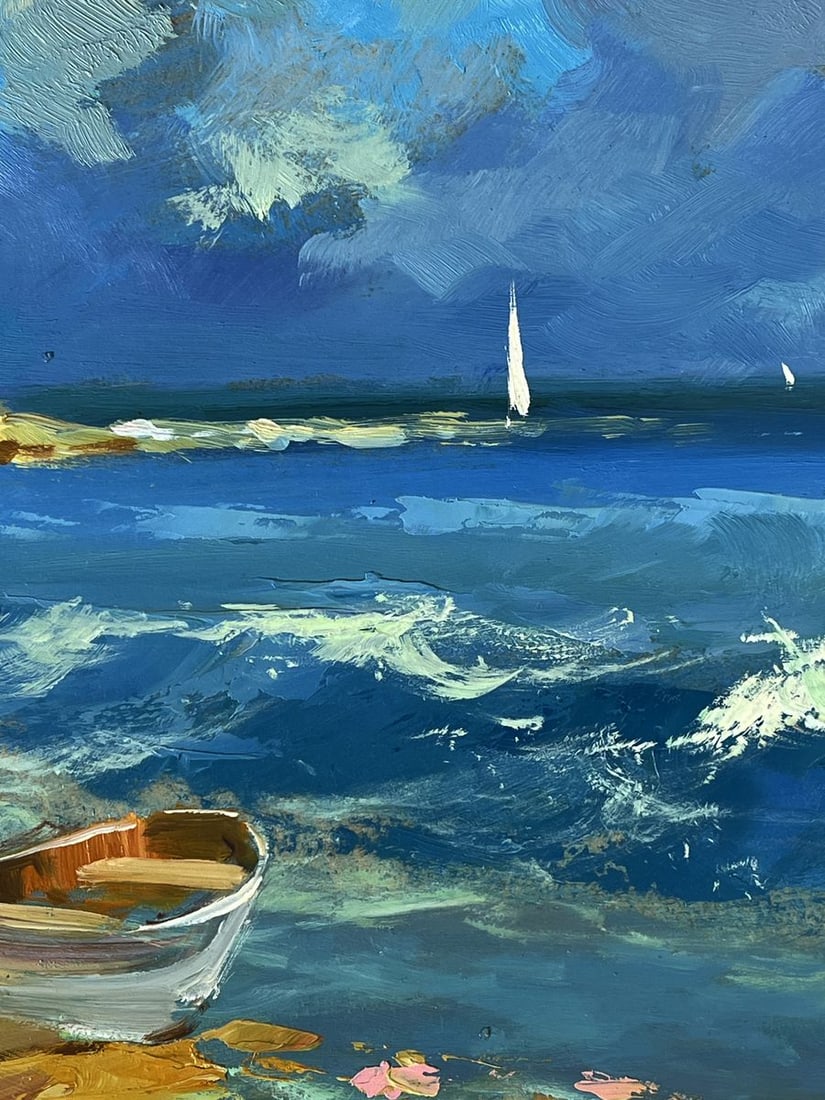 Oil painting Morning seashore Yuriy Suprunchuk - 8