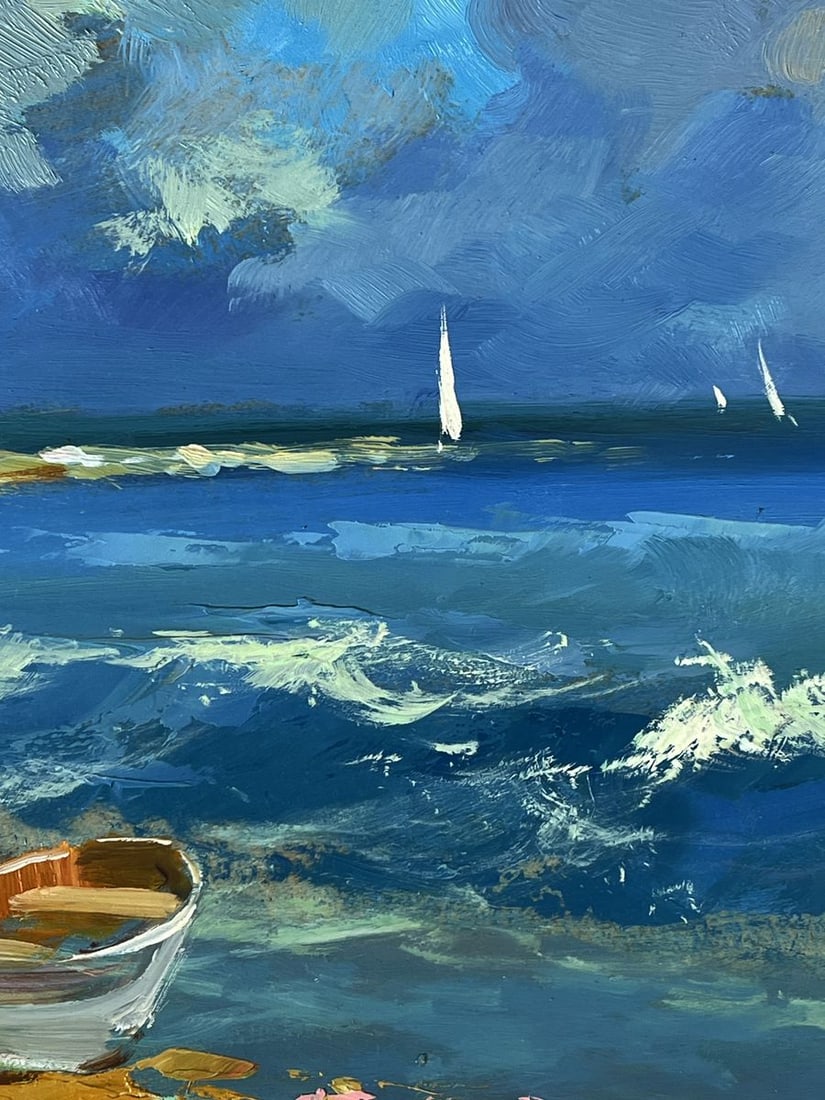 Oil painting Morning seashore Yuriy Suprunchuk - 9