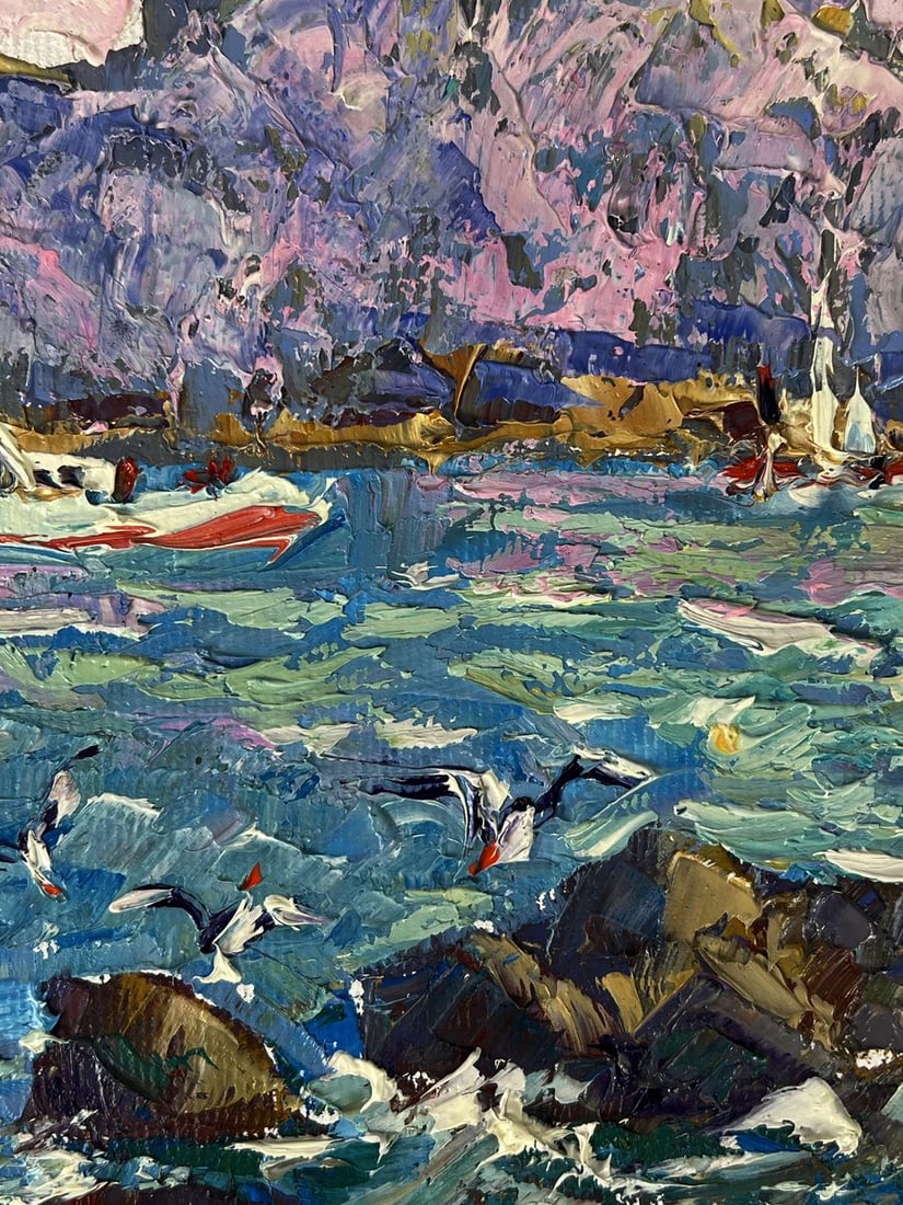 Oil painting Morning on the Coast Oleksiy Ivanyuk - 5