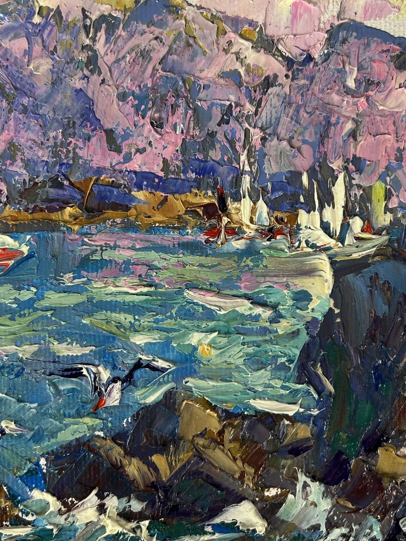 Oil painting Morning on the Coast Oleksiy Ivanyuk - 7