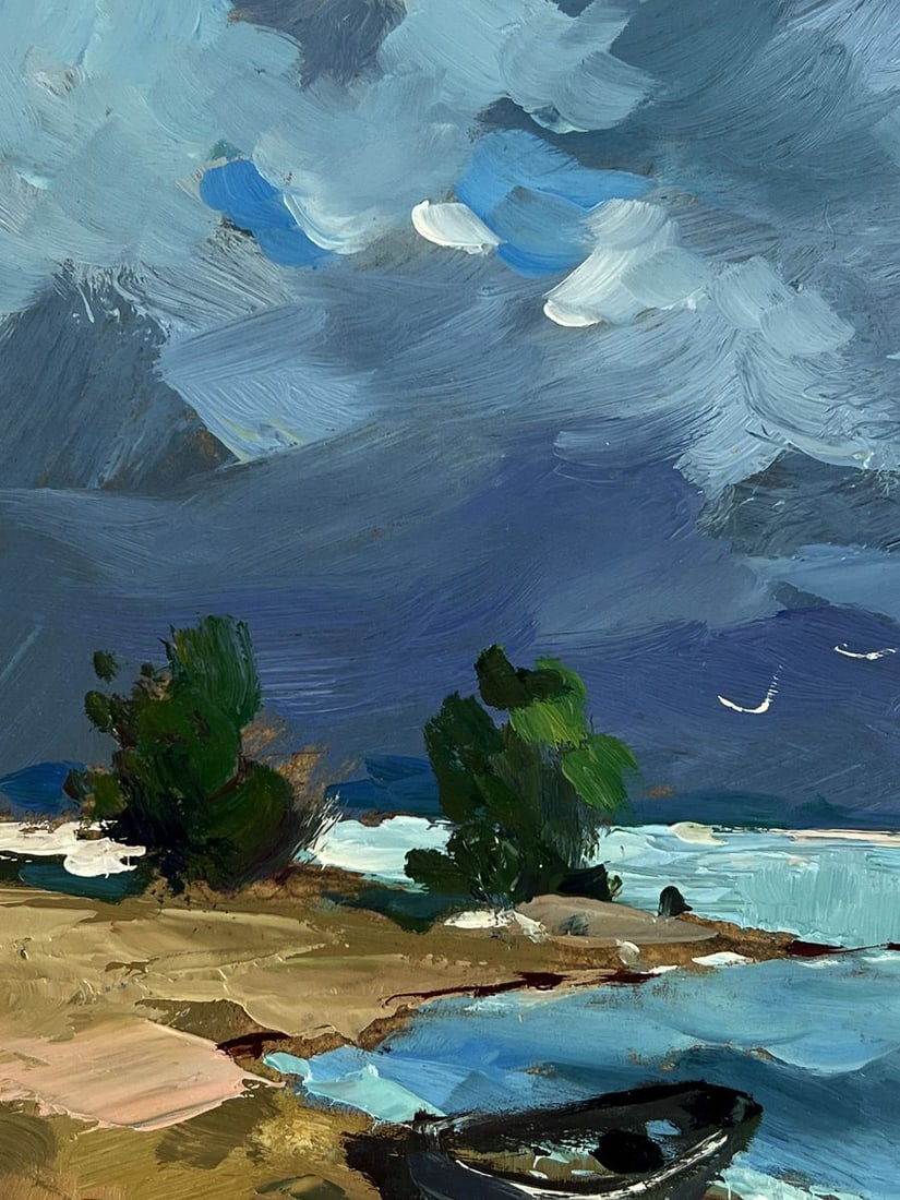 Oil painting Sea Tide Before the Storm Yuriy Suprunchuk - 4