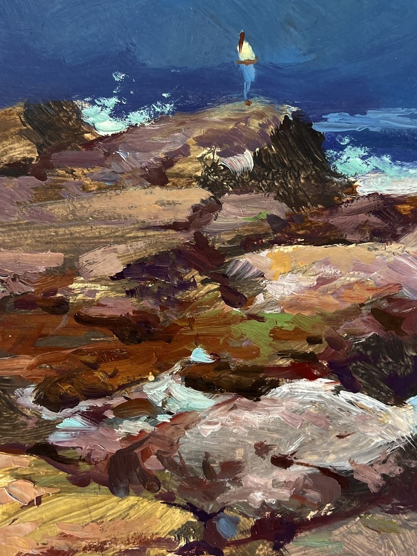 Oil painting Stormy Sea Waves Yuriy Suprunchuk - 5