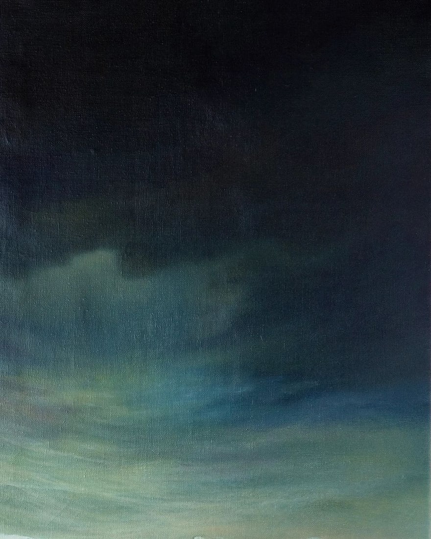 Oil painting Night sea storm Vasily Korkishko - 4