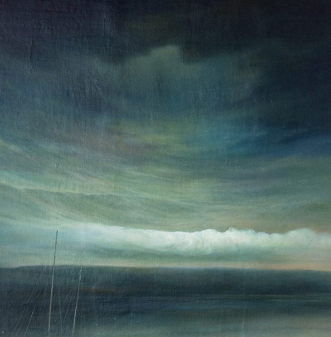 Oil painting Night sea storm Vasily Korkishko - 6