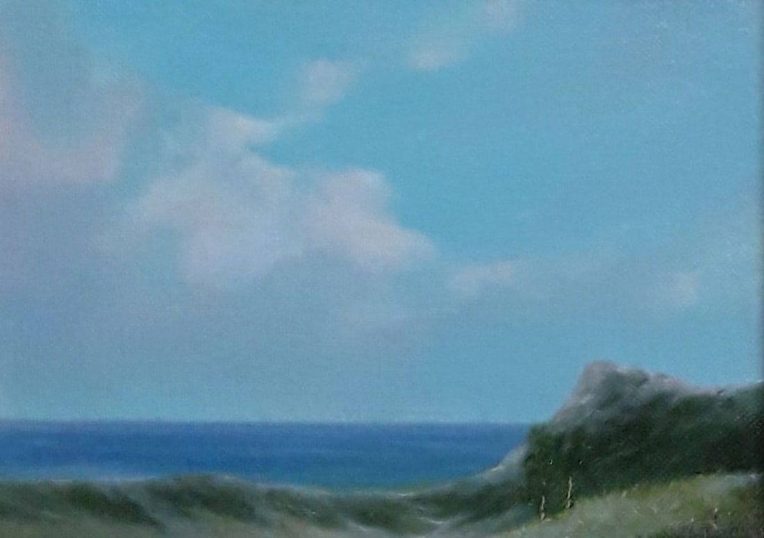 Oil painting Near the summer sea Vasily Korkishko - 2