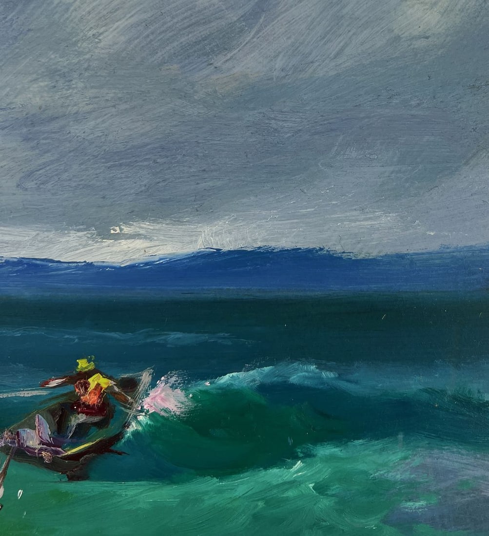 Oil painting Fishermen at sea Yuriy Suprunchuk - 4