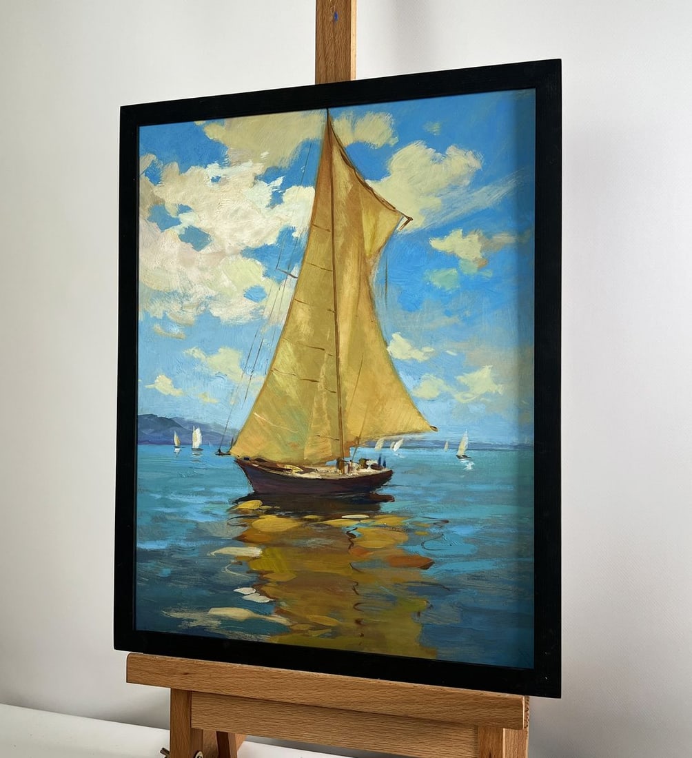 Oil painting Towards the wind Yuriy Suprunchuk - 2