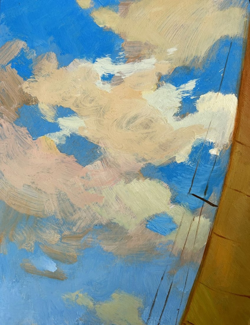 Oil painting Towards the wind Yuriy Suprunchuk - 4