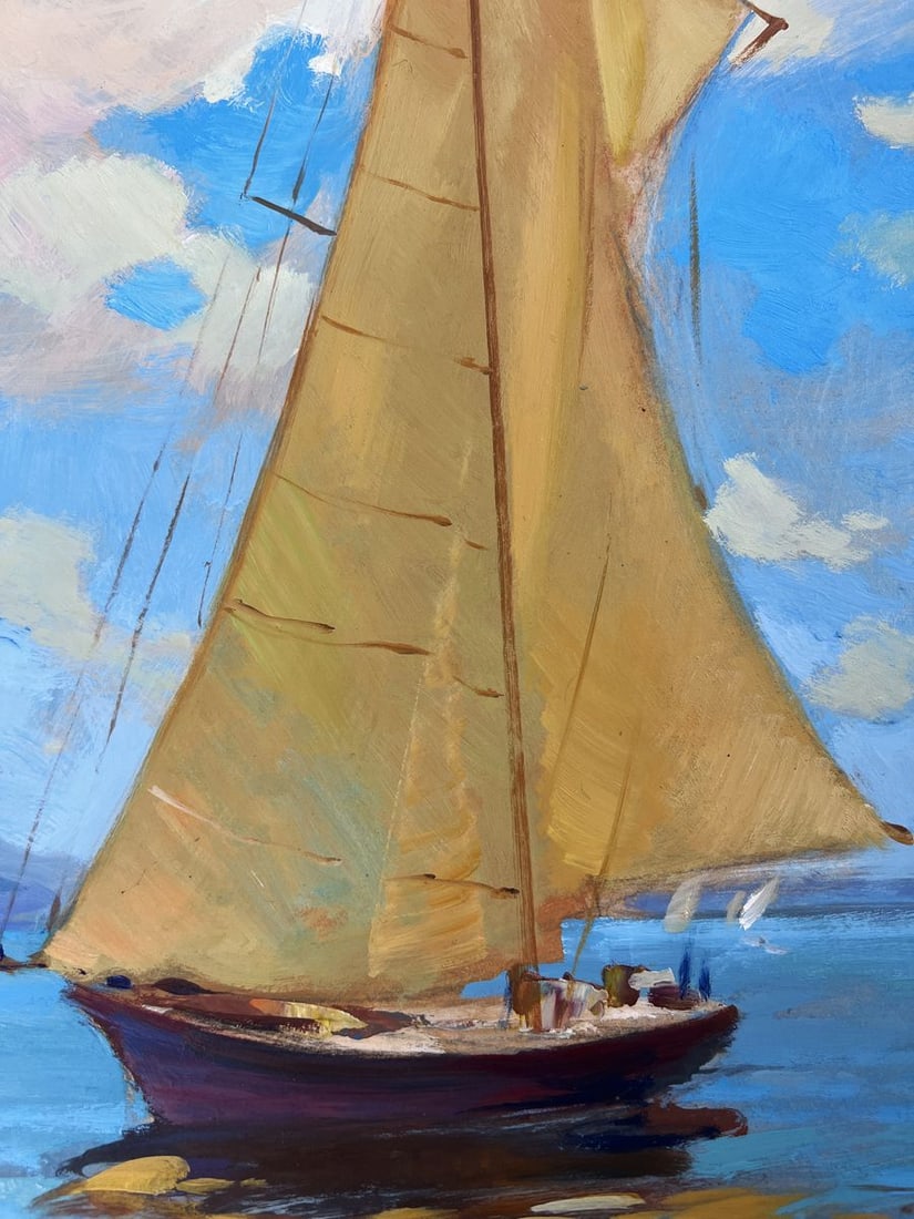 Oil painting Towards the wind Yuriy Suprunchuk - 6